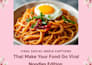 write engaging food and restaurant social media captions with hashtags
